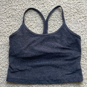 Beyond Yoga Gray Space Dye Tank Top